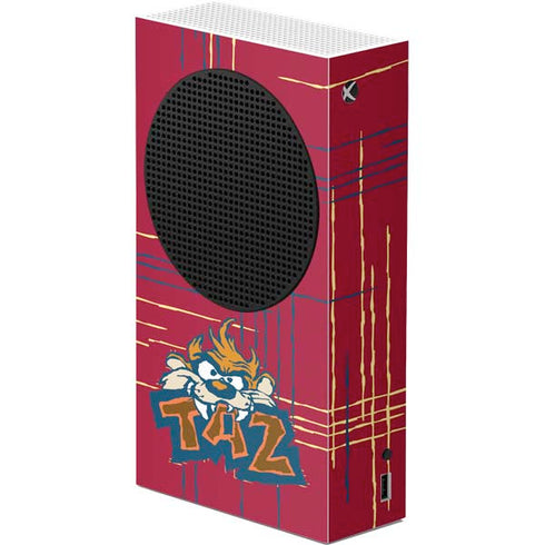 Looney Tunes Tasmanian Devil Bite Xbox Series S Console Skin